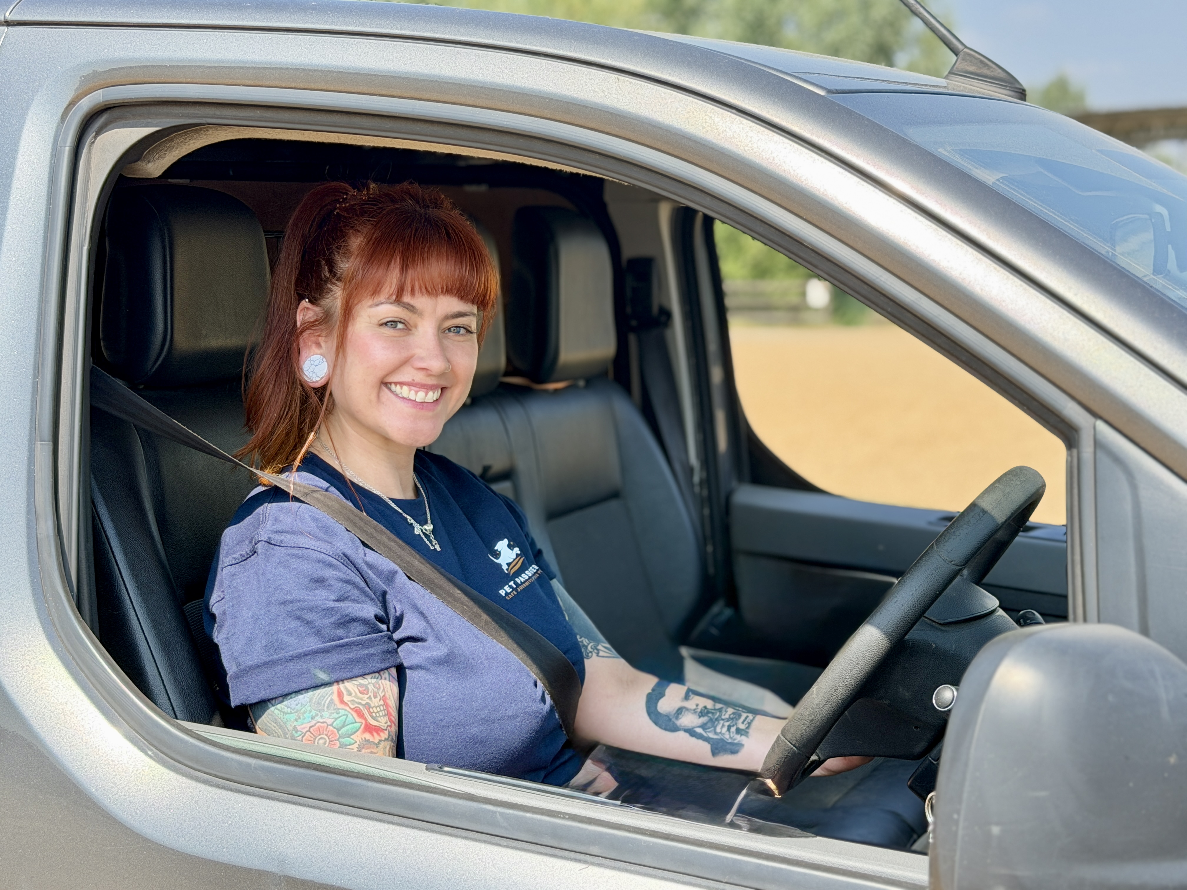 Dog in Pet Passenger vehicle